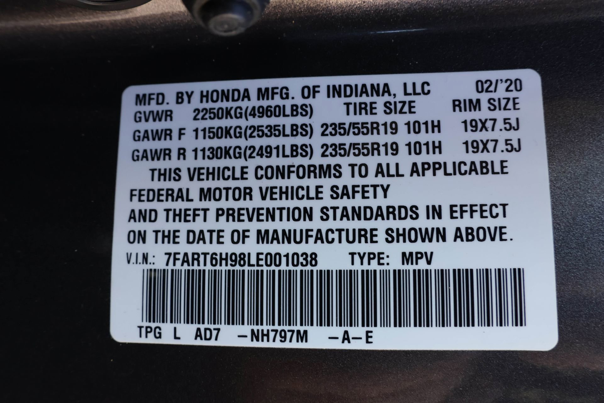 Used 2020 Honda CR-V Touring image 48