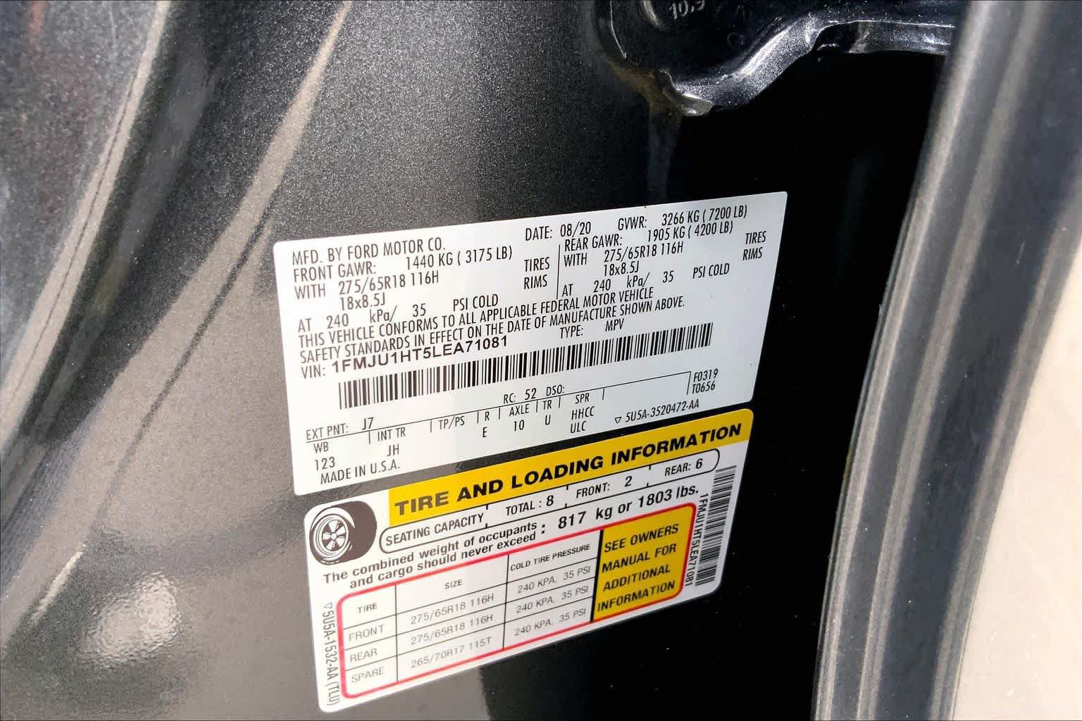 Used 2020 Ford Expedition XLT RWD image 32
