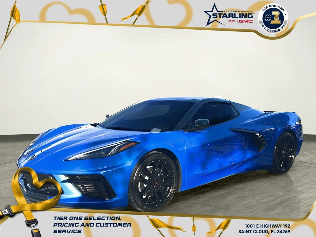 Certified 2024 Chevrolet Corvette Stingray Preferred Conv w/ Stealth Interior Trim Package 360° Tour