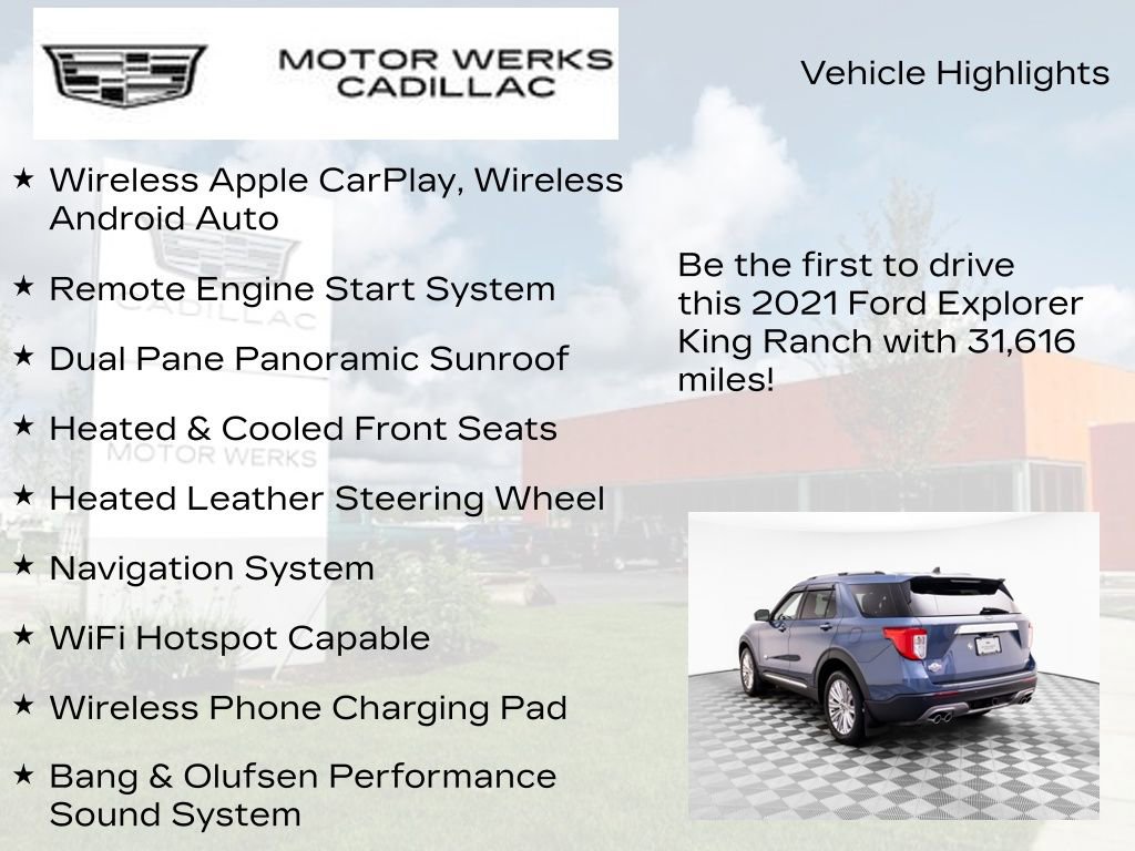 Used 2021 Ford Explorer King Ranch w/ Premium Technology Package AWD/4WD image 14
