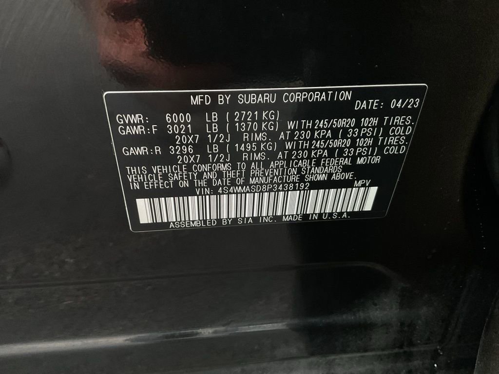 Used 2023 Subaru Ascent Limited image 39