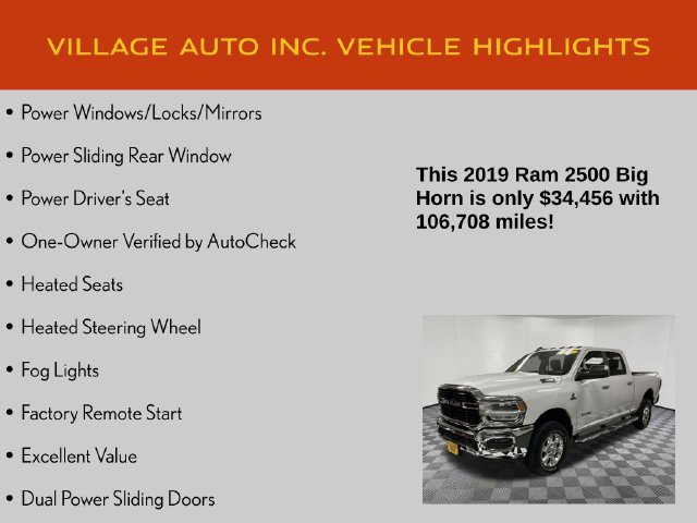 Used 2019 RAM 2500 Big Horn AWD/4WD image 14