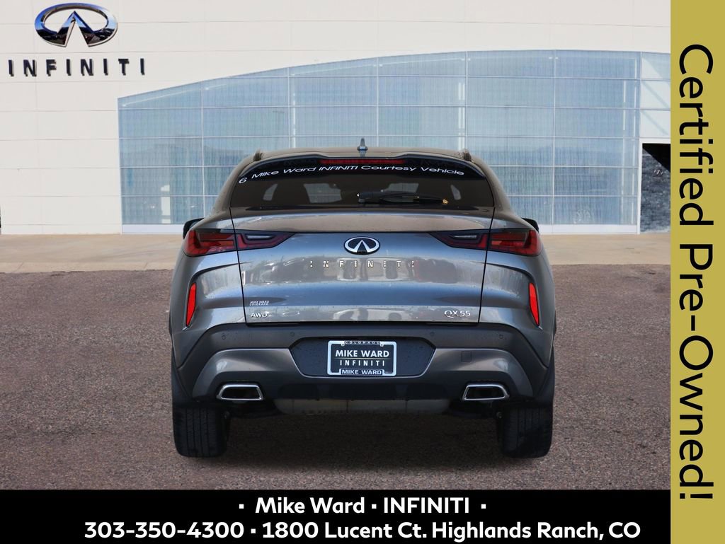 Certified 2025 INFINITI QX55 Luxe w/ Cargo Package AWD/4WD image 4