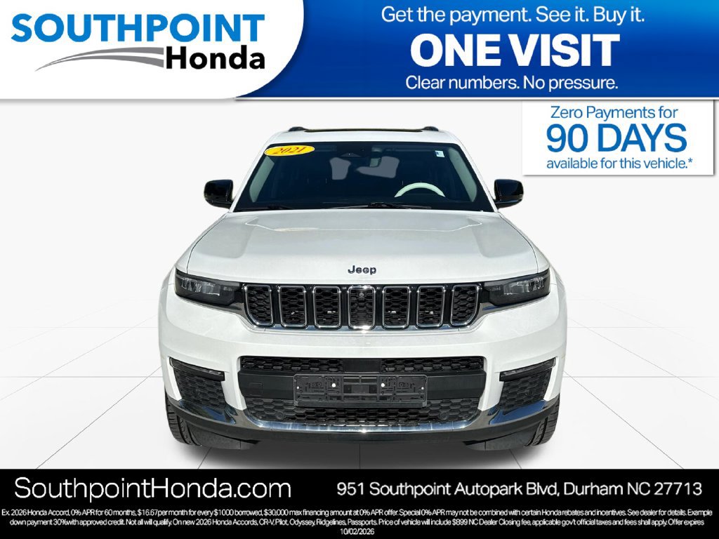 Used 2021 Jeep Grand Cherokee L Limited w/ Luxury Tech Group II AWD/4WD image 2