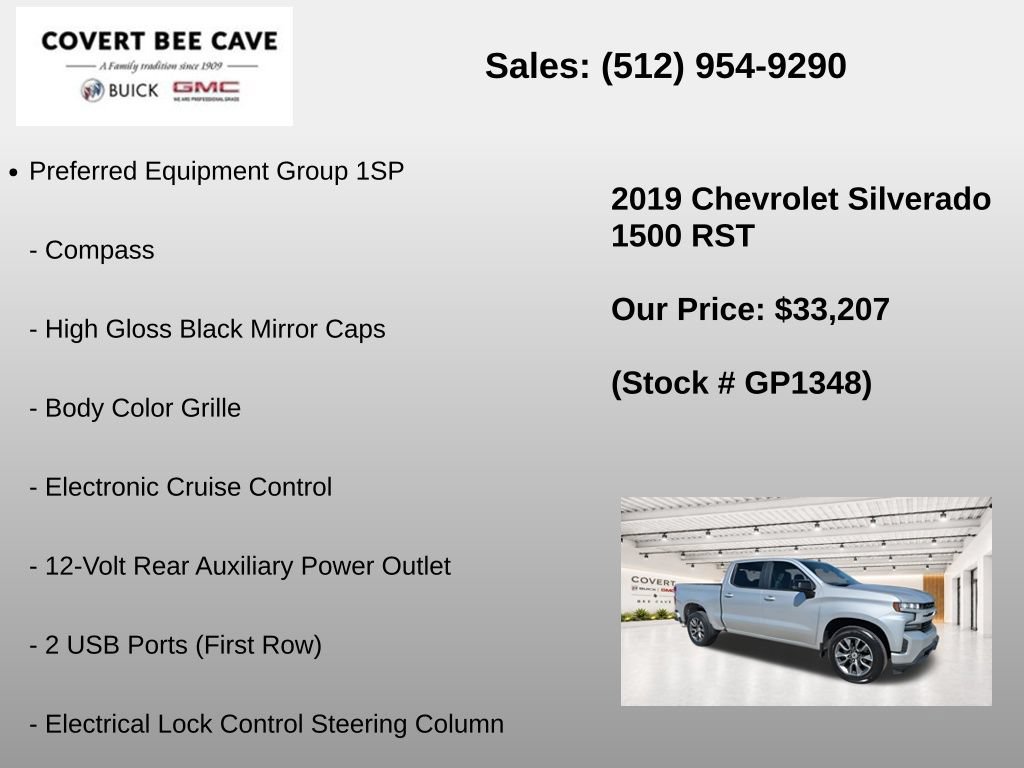 Used 2019 Chevrolet Silverado 1500 RST w/ All-Star Edition RWD image 19