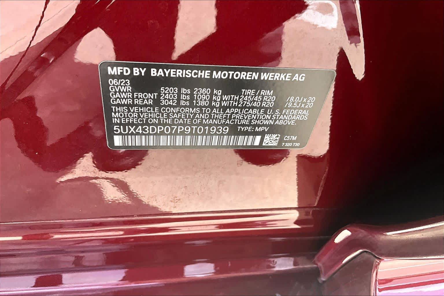 Used 2023 BMW X3 sDrive30i w/ M Sport Package RWD image 33