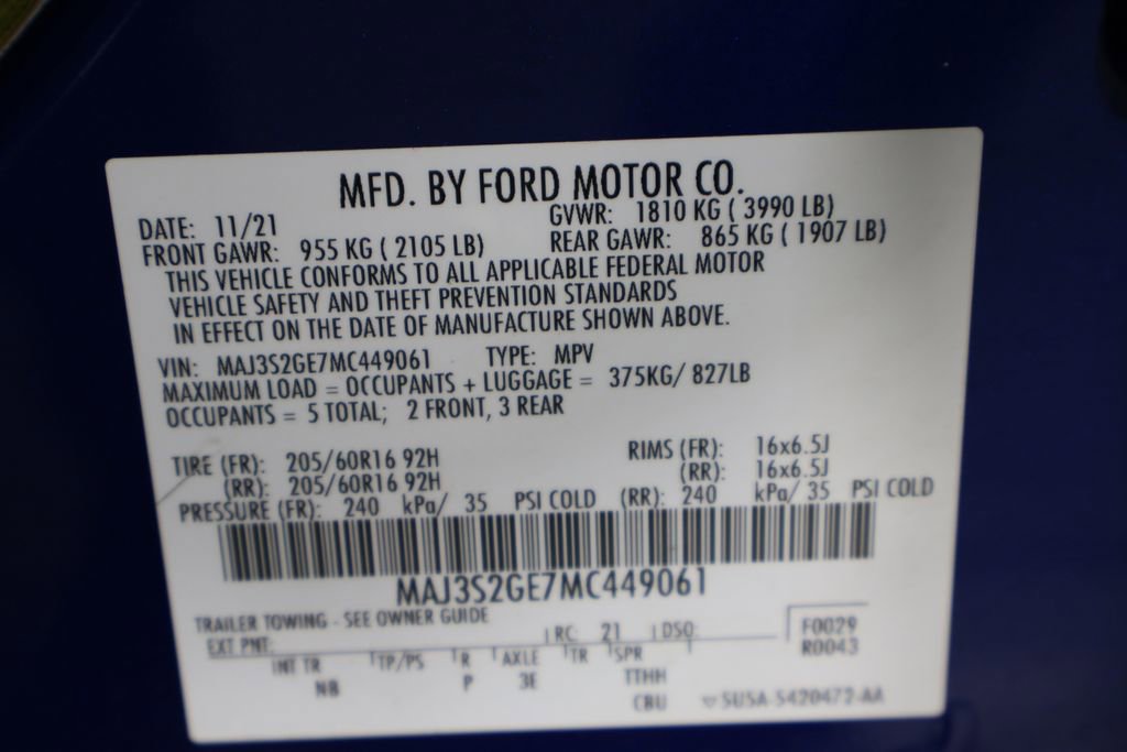 Used 2021 Ford EcoSport SE image 33