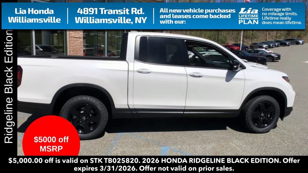 New 2026 Honda Ridgeline Black Edition image 9