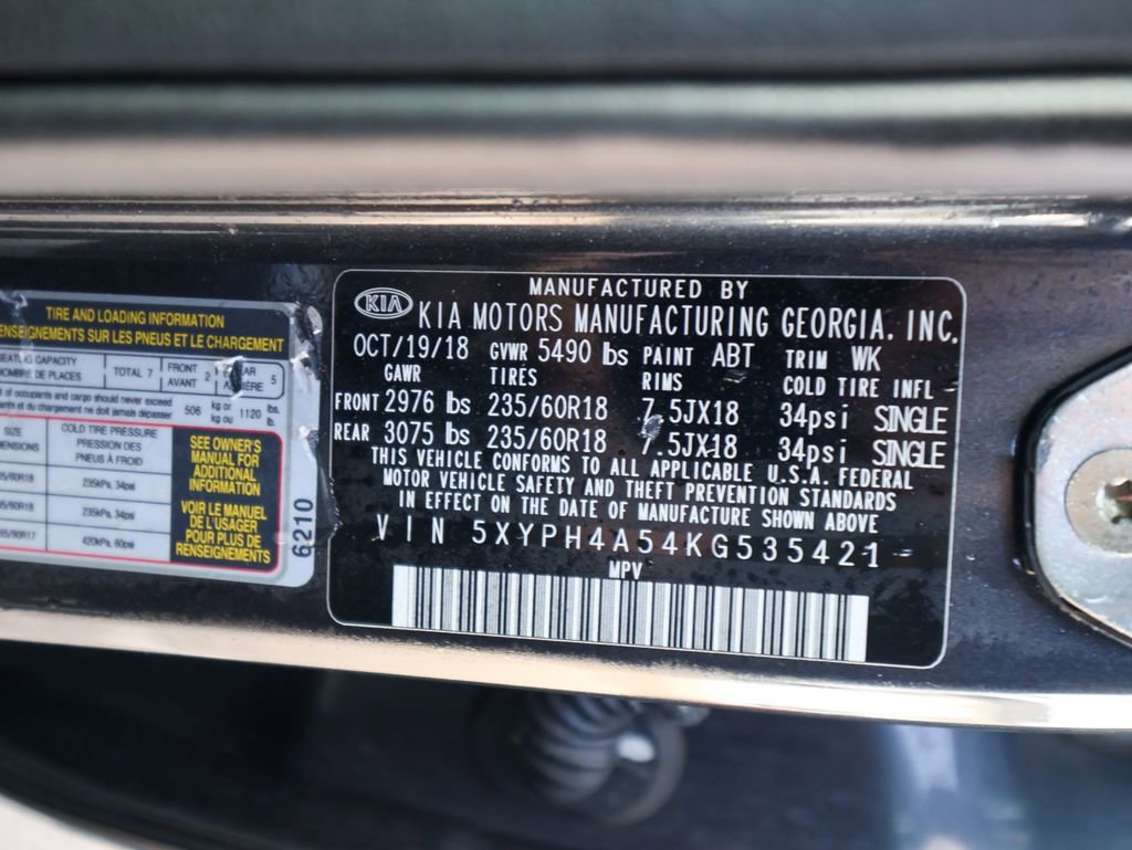 Used 2019 Kia Sorento EX image 33