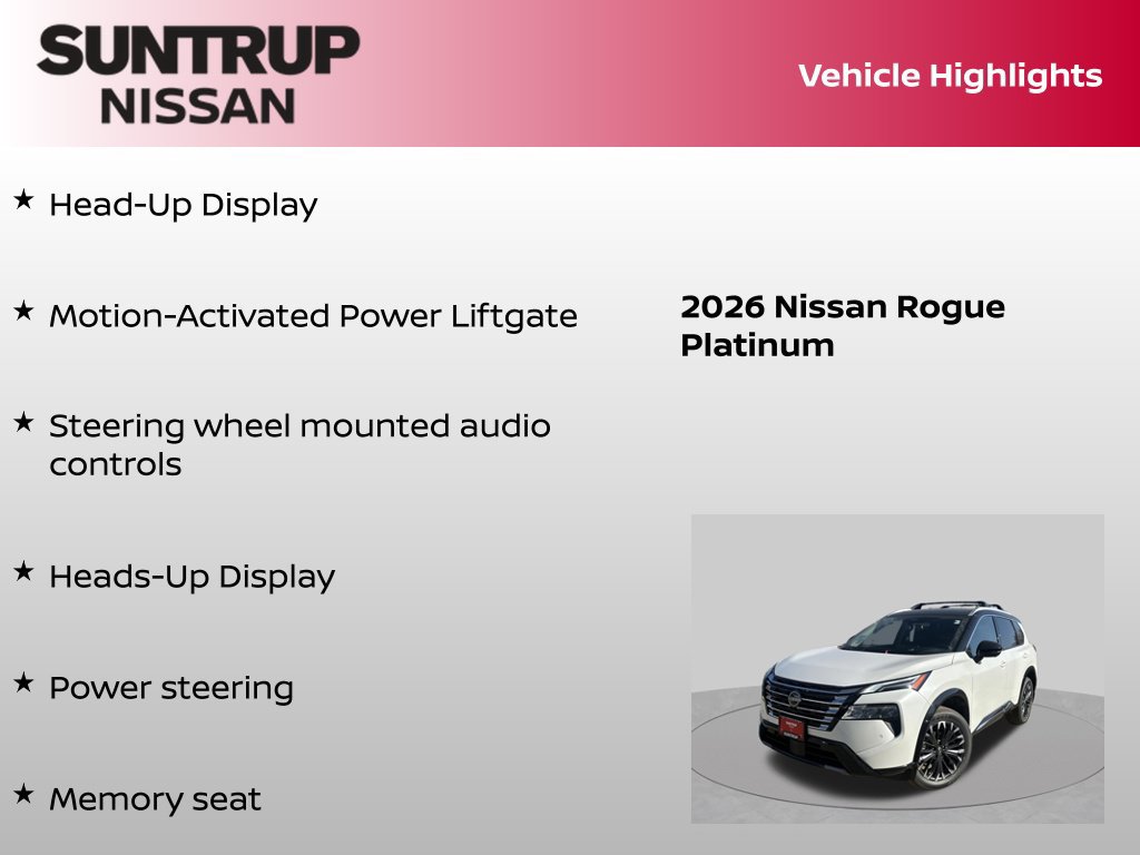 Certified 2026 Nissan Rogue Platinum w/ Platinum Premium Package AWD/4WD image 16