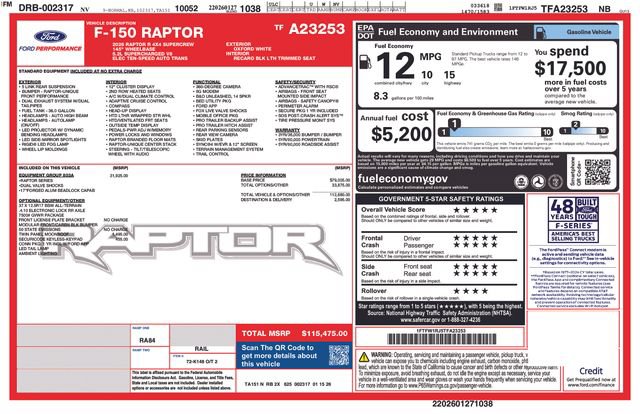 Used 2026 Ford F150 Raptor w/ Equipment Group 803A Raptor R AWD/4WD image 26