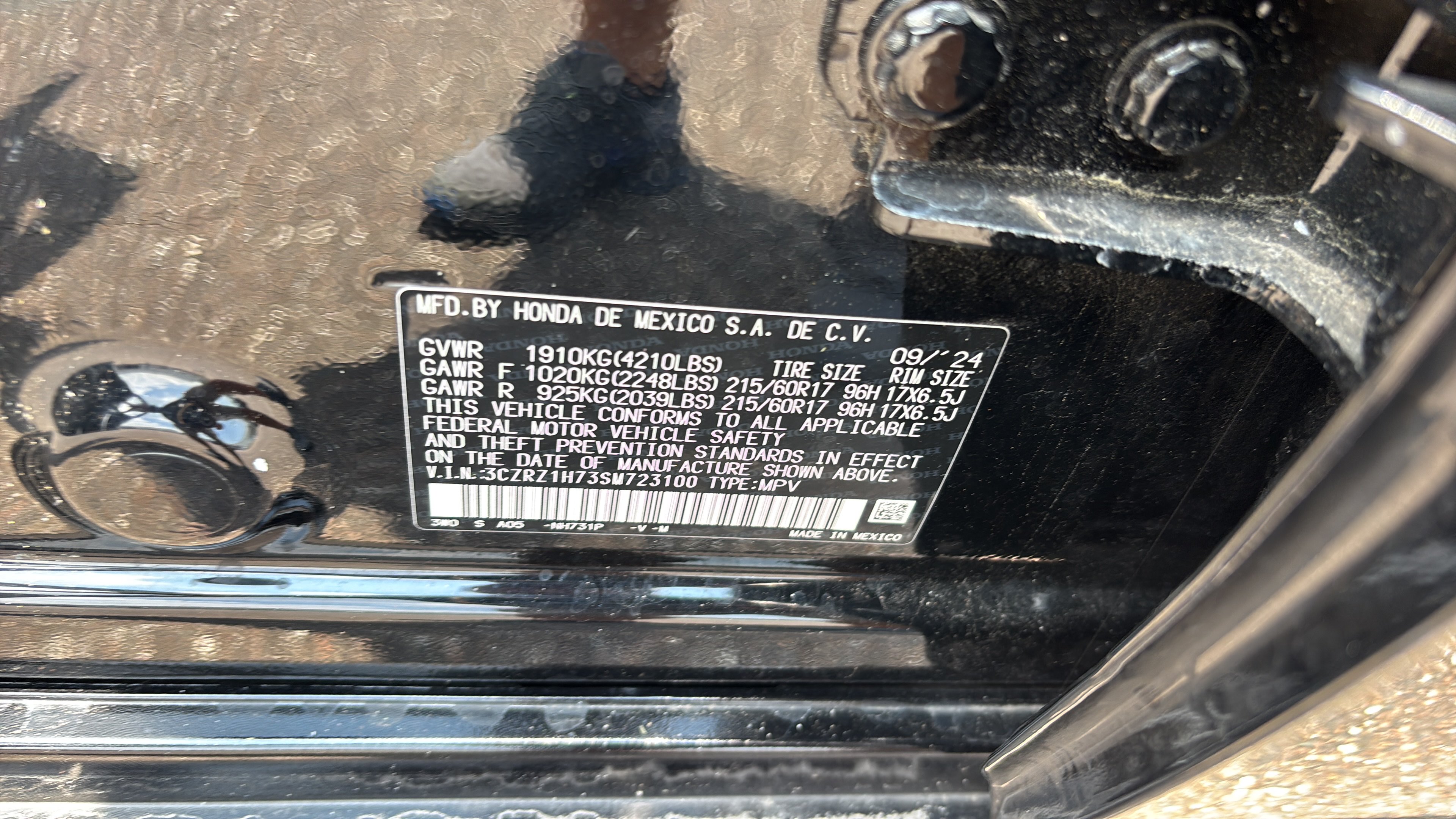 Certified 2025 Honda HR-V EX-L image 22