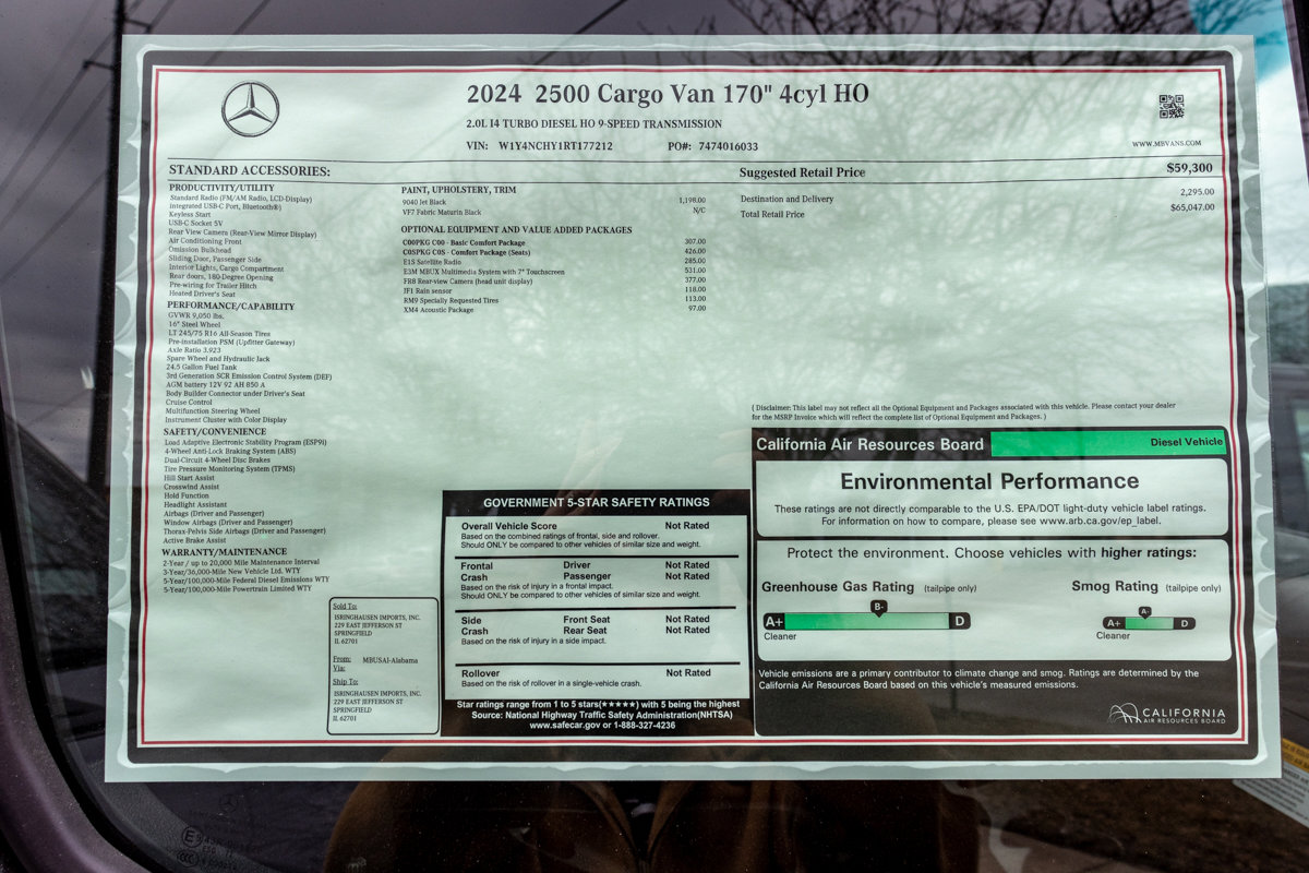 Used 2024 Mercedes-Benz Sprinter 2500 image 23