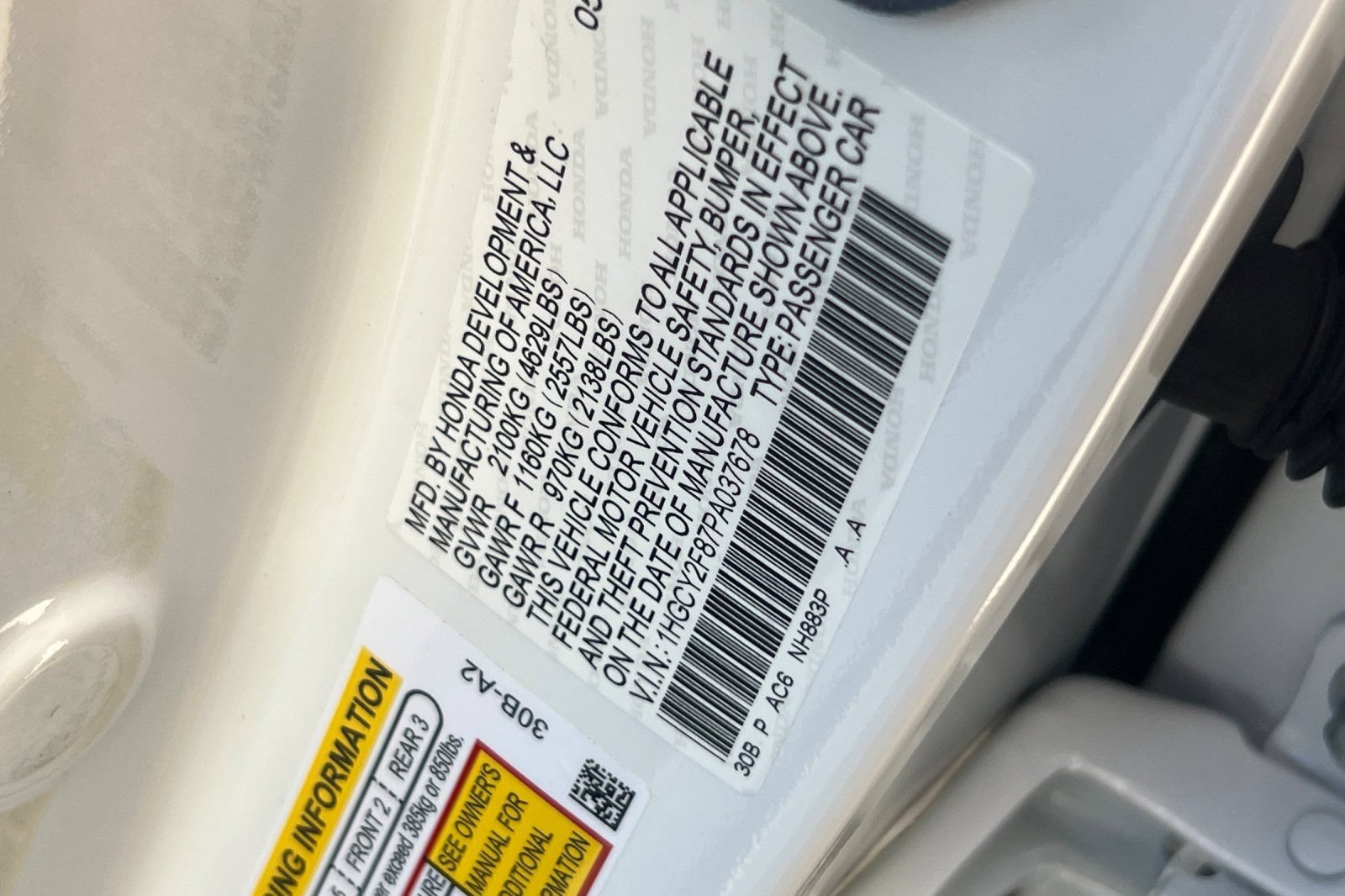 Certified 2023 Honda Accord Touring image 31