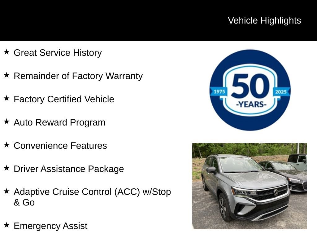 Used 2023 Volkswagen Taos S w/ Driver Assistance Package AWD/4WD image 5