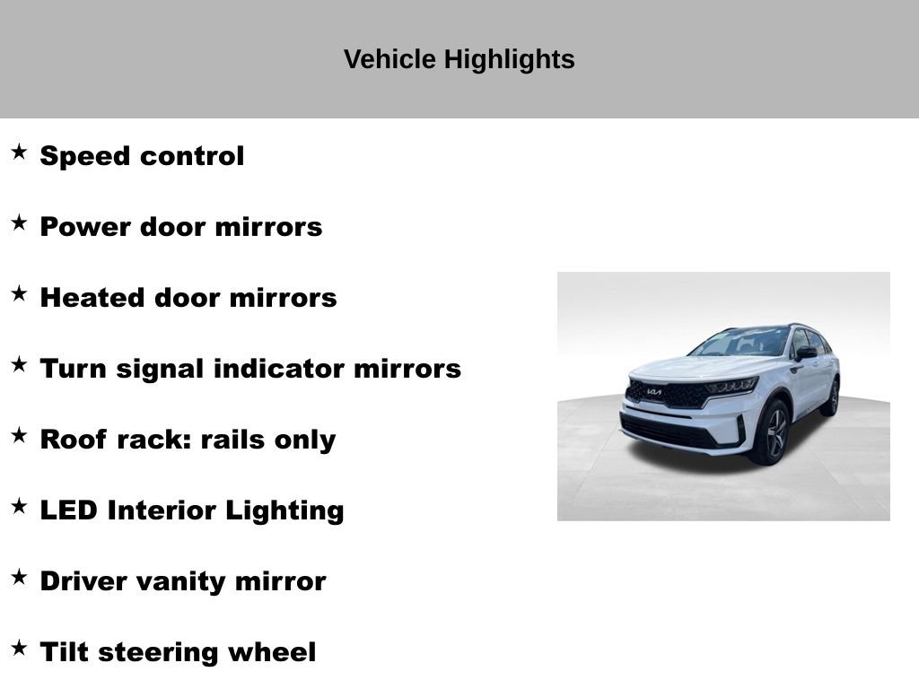 Certified 2023 Kia Sorento S w/ Panoramic Sunroof Package FWD image 55