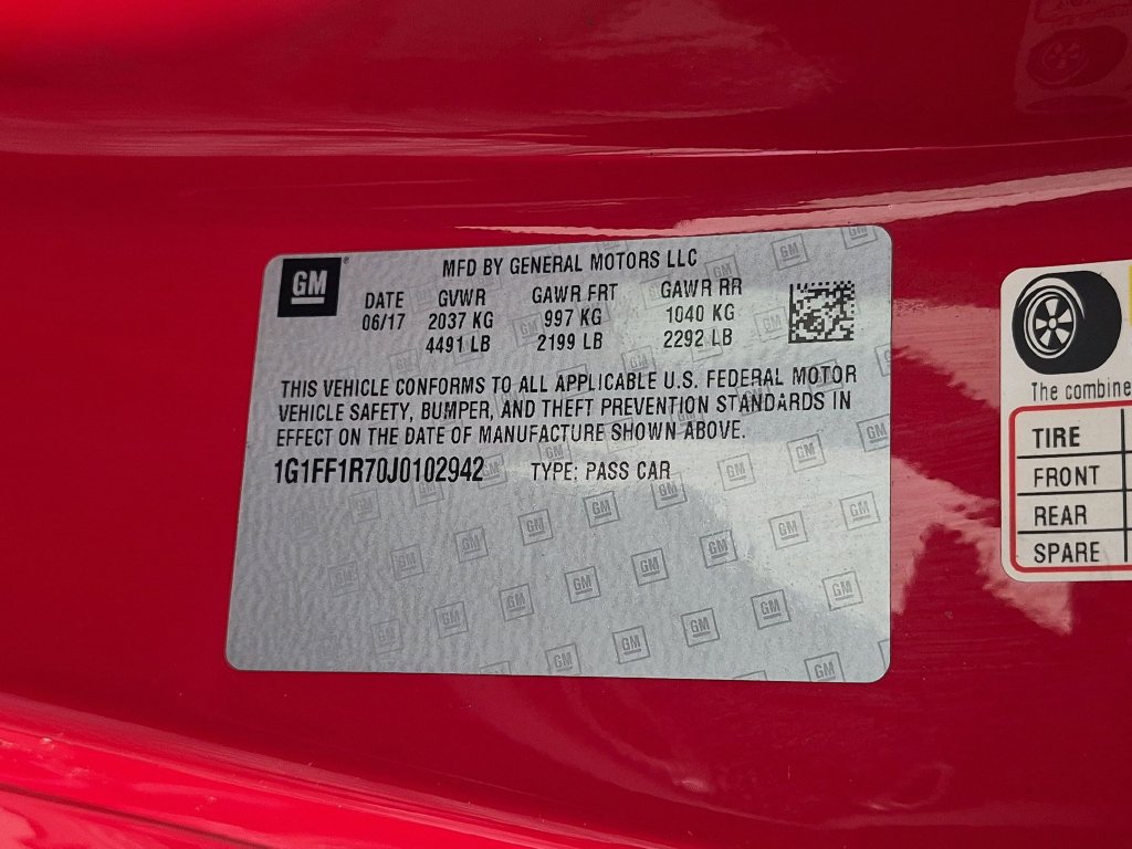 Certified 2018 Chevrolet Camaro SS RWD image 34
