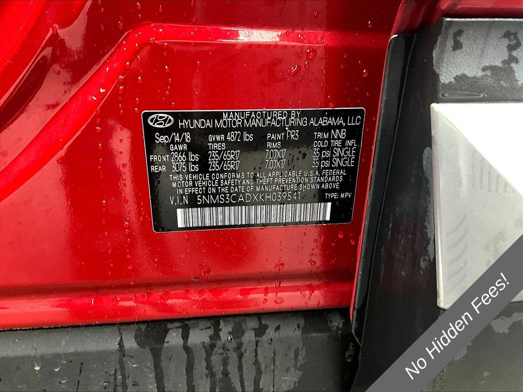 Used 2019 Hyundai Santa Fe SEL AWD/4WD image 30