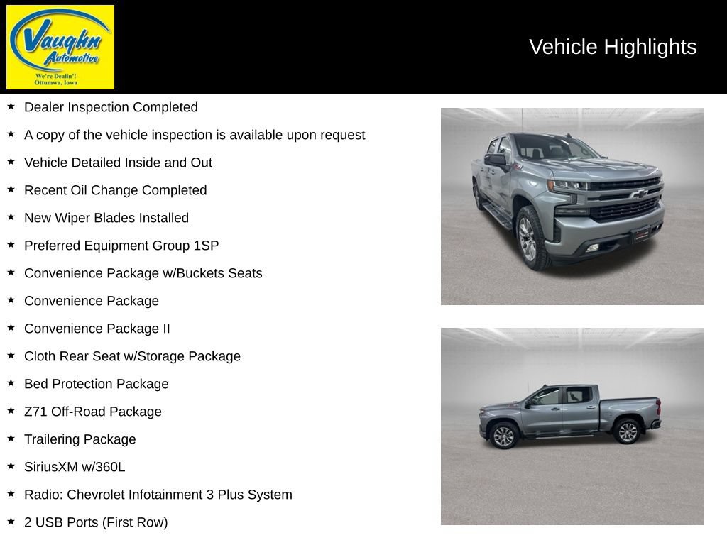 Used 2021 Chevrolet Silverado 1500 RST w/ Convenience Package II AWD/4WD image 2