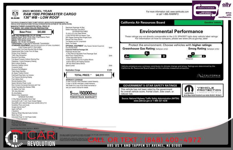 Used 2023 RAM ProMaster 1500 image 4