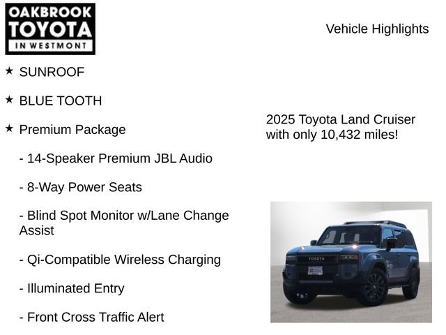 Certified 2025 Toyota Land Cruiser w/ Premium Package image 7