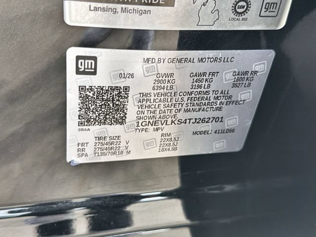 Used 2026 Chevrolet Traverse RS w/ LPO, Floor Liner Package AWD/4WD image 33