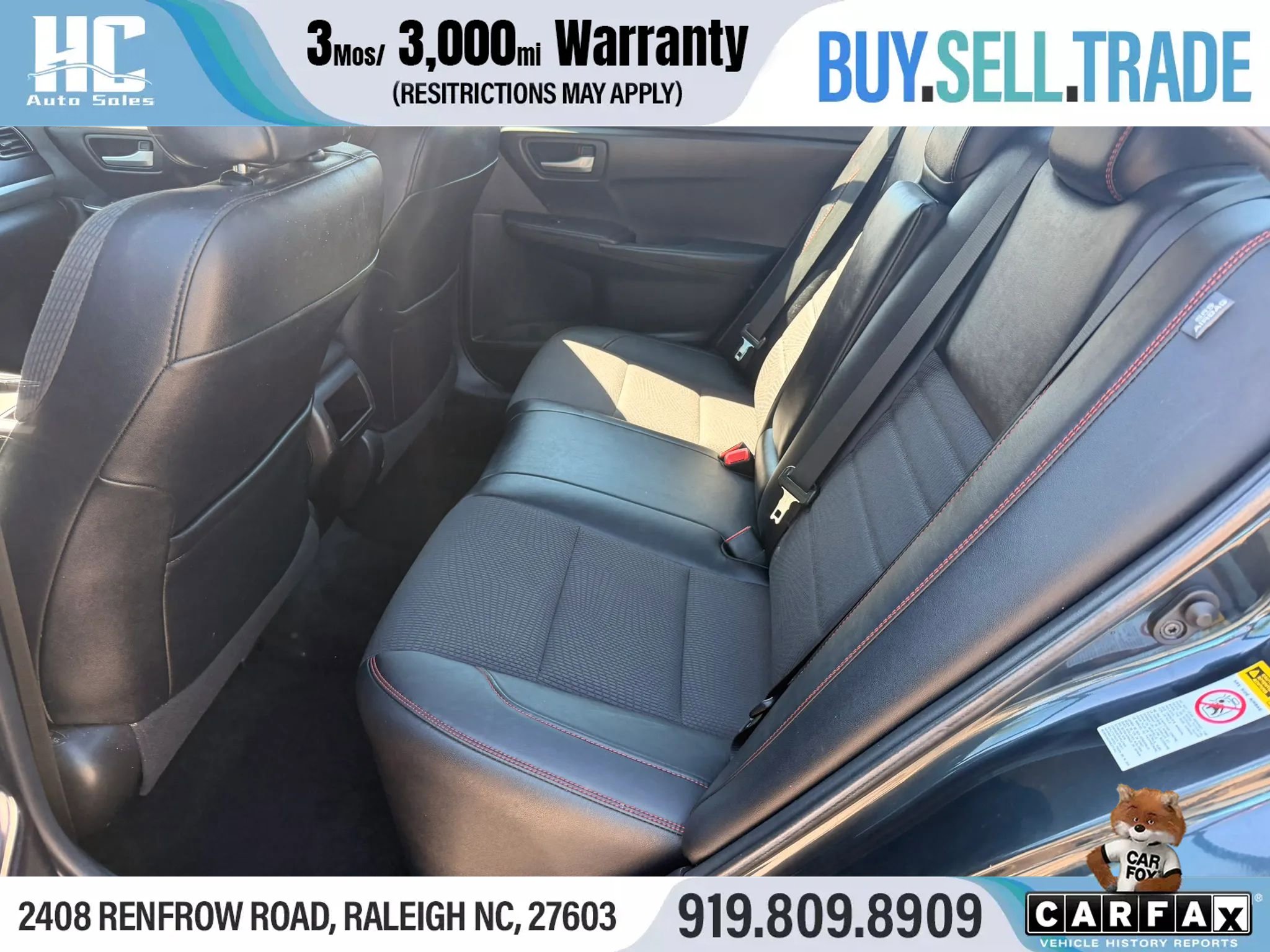 Used 2016 Toyota Camry SE FWD image 14