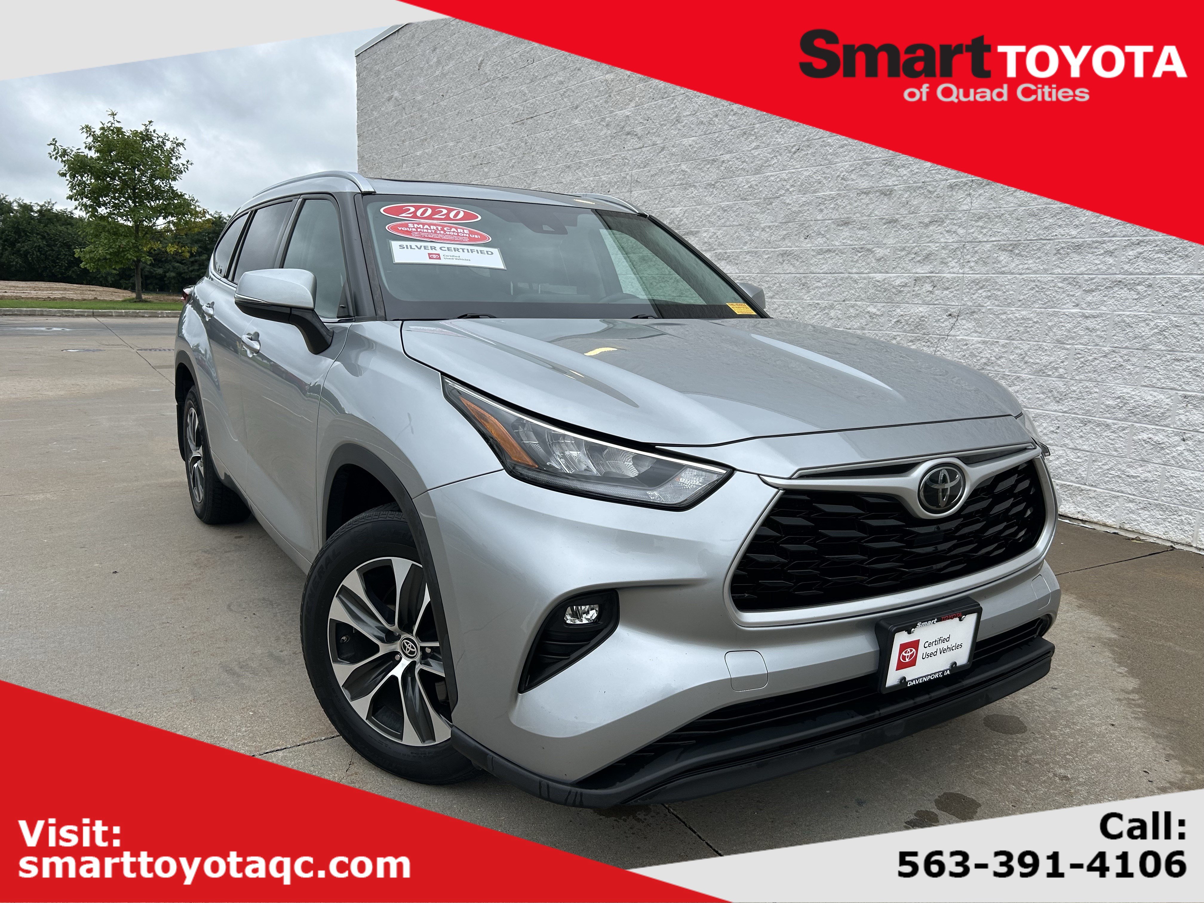 Certified 2020 Toyota Highlander XLE AWD/4WD image 1