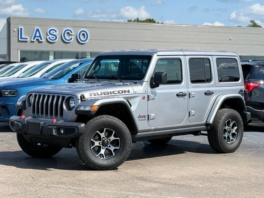 Used 2018 Jeep Wrangler Unlimited Rubicon w/ Uconnect 4C Nav & Sound Group AWD/4WD image 1