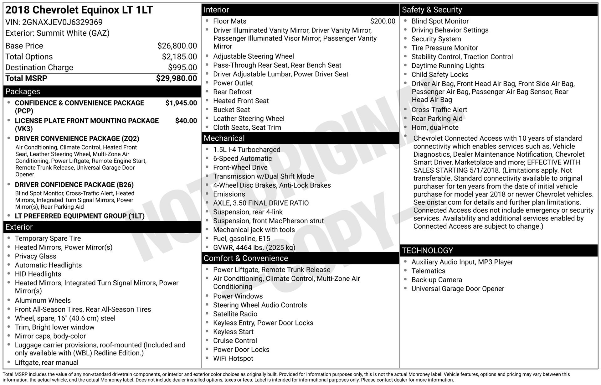 Used 2018 Chevrolet Equinox LT image 4