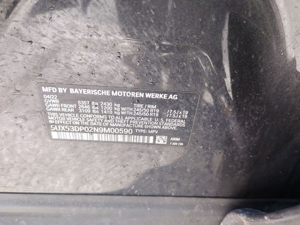 Certified 2022 BMW X3 xDrive30i w/ Premium Package 2 image 40