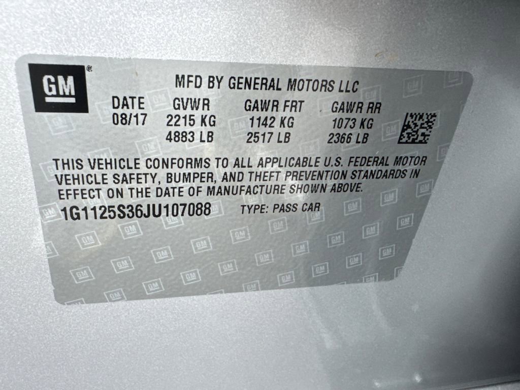 Used 2018 Chevrolet Impala Premier w/ Premier Confidence Package FWD image 32