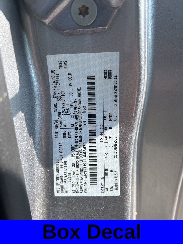 Used 2020 Ford Ranger XL w/ Equipment Group 101A Mid AWD/4WD image 15
