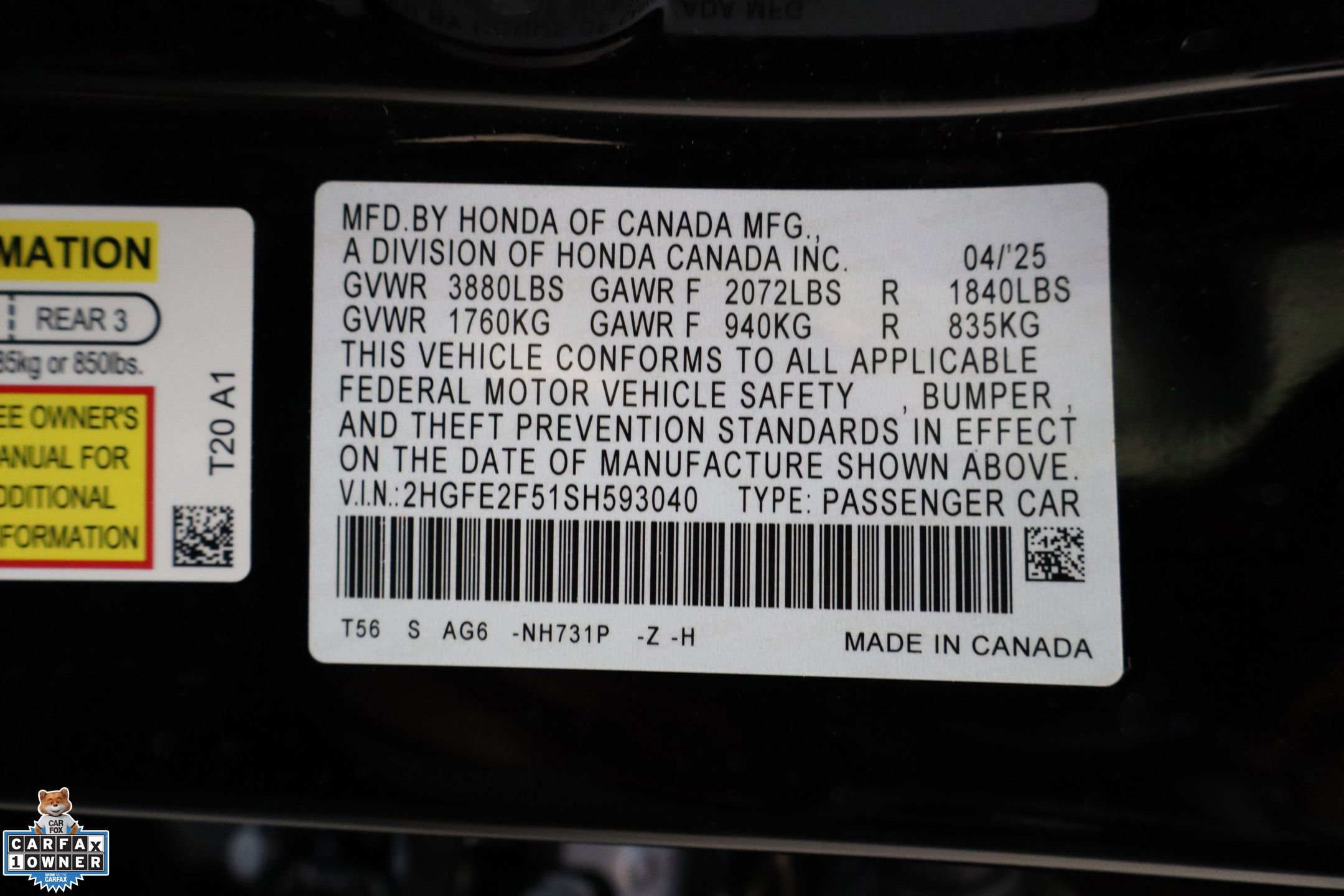 Used 2025 Honda Civic Sport image 31