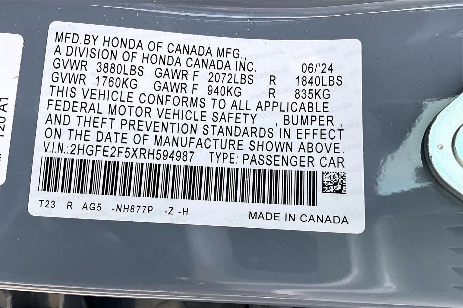 Used 2024 Honda Civic Sport image 33