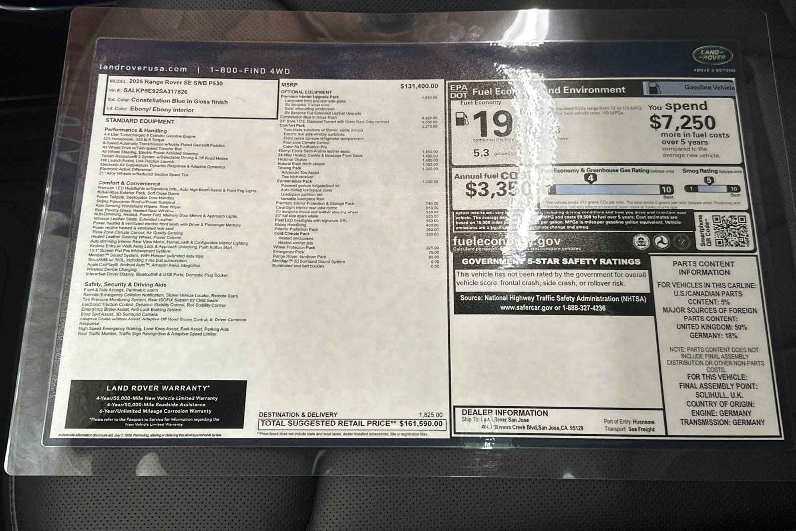 New 2025 Land Rover Range Rover SE image 28