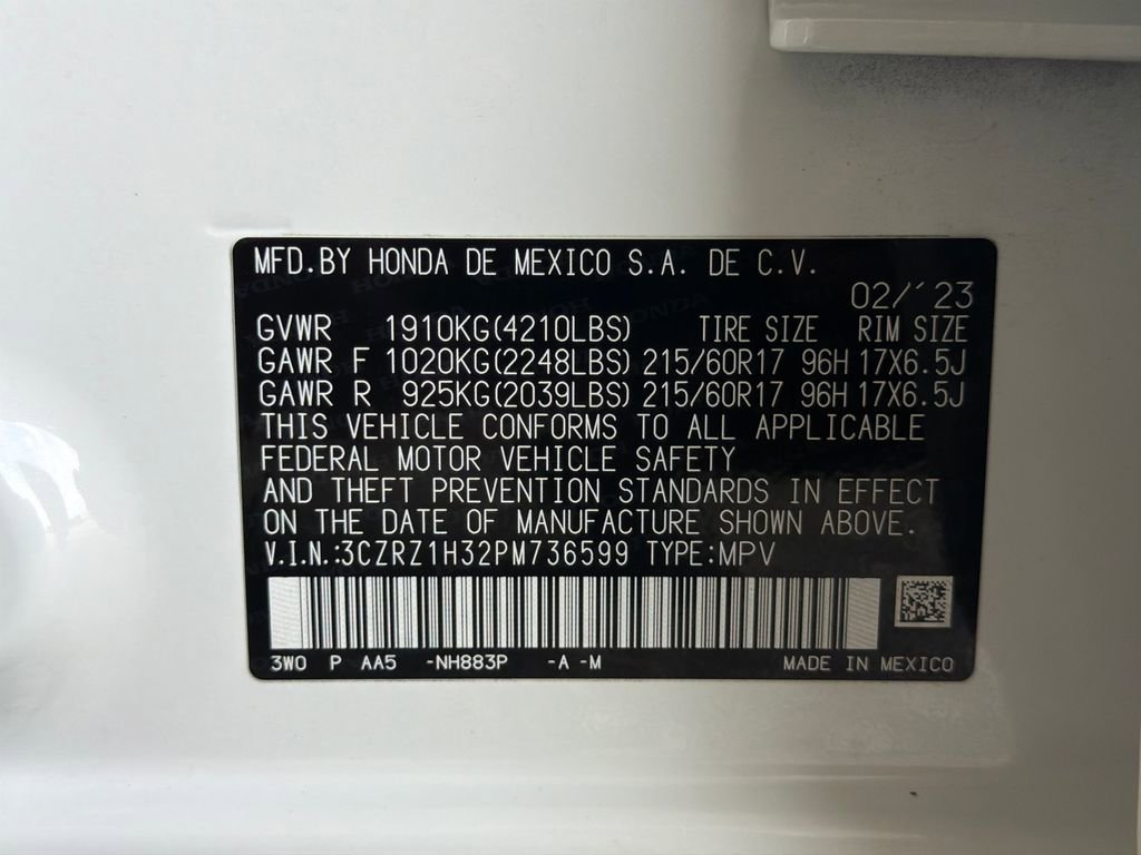 Used 2023 Honda HR-V LX image 33