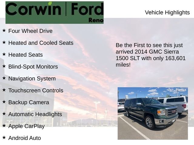 Used 2014 GMC Sierra 1500 SLT AWD/4WD image 4
