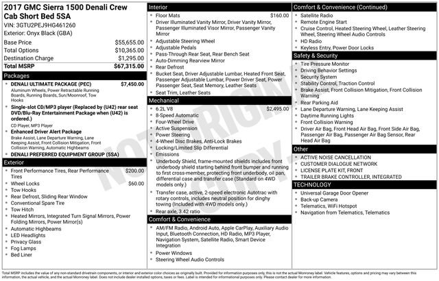 Used 2017 GMC Sierra 1500 Denali w/ Denali Ultimate Package image 4