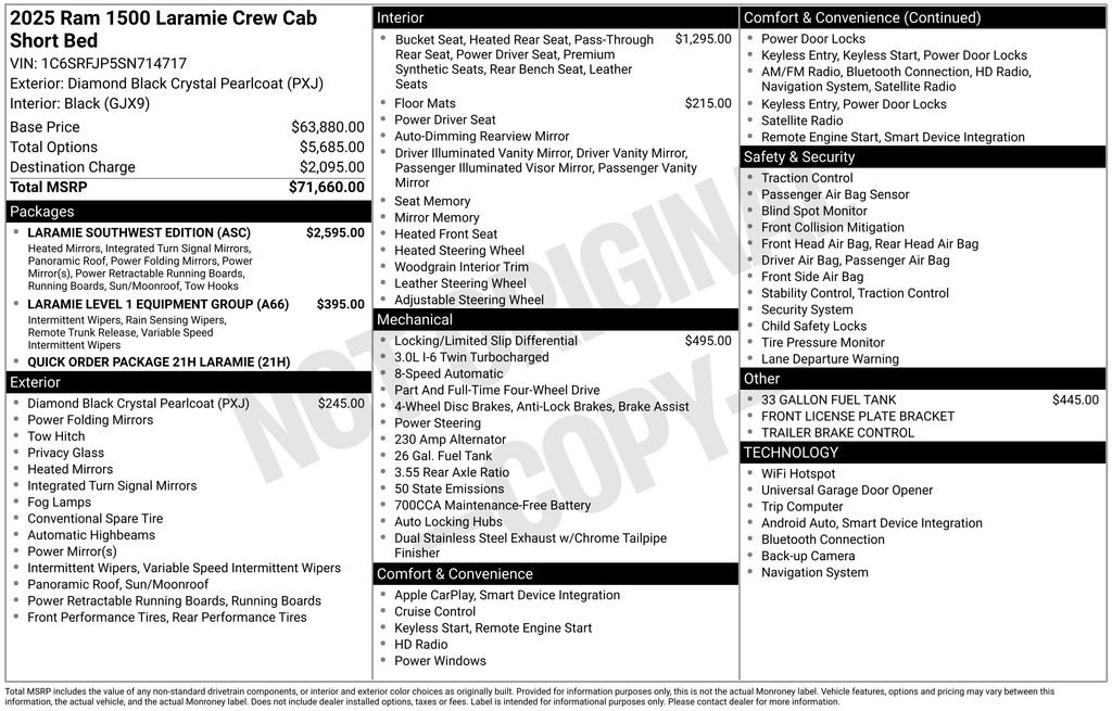 New 2025 RAM 1500 Laramie w/ Laramie Southwest Edition image 28