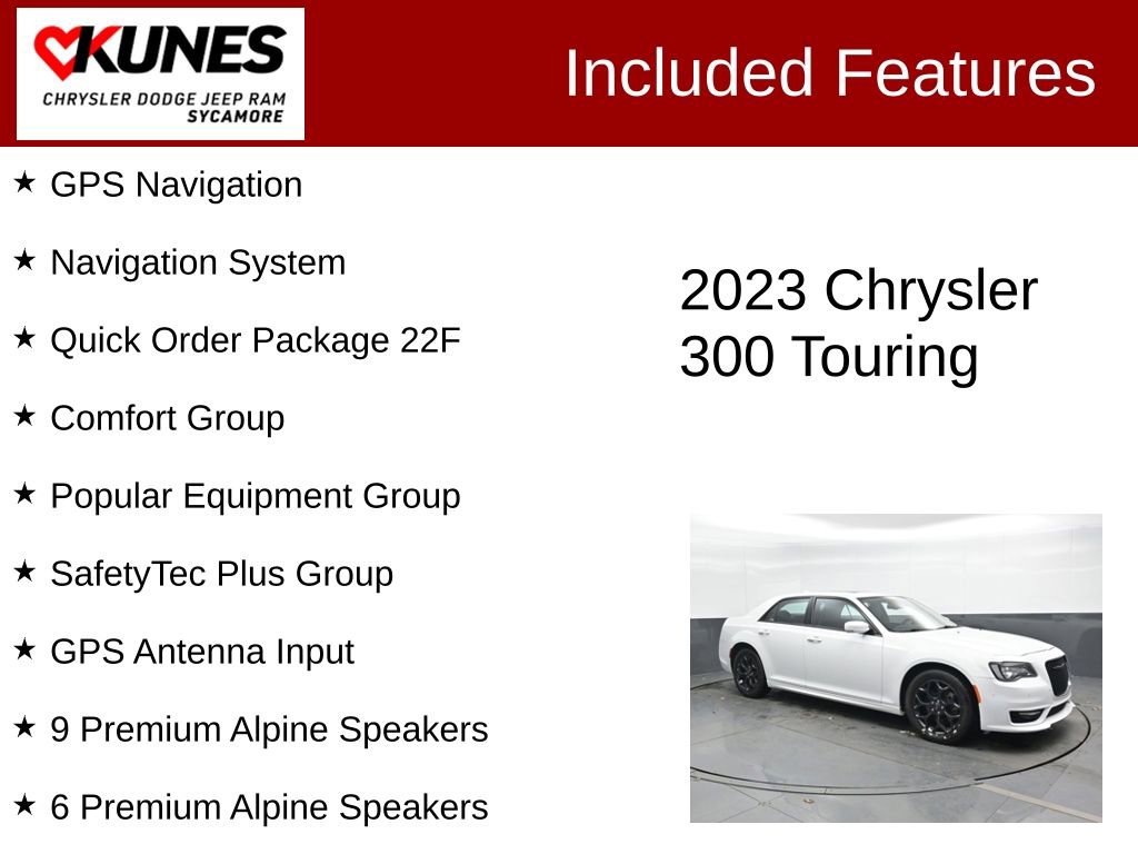 Used 2023 Chrysler 300 Touring L w/ Popular Equipment Group image 3