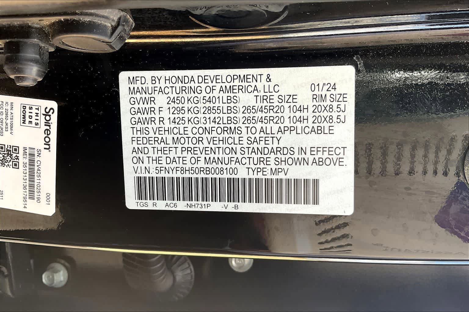 Used 2024 Honda Passport EX-L image 20