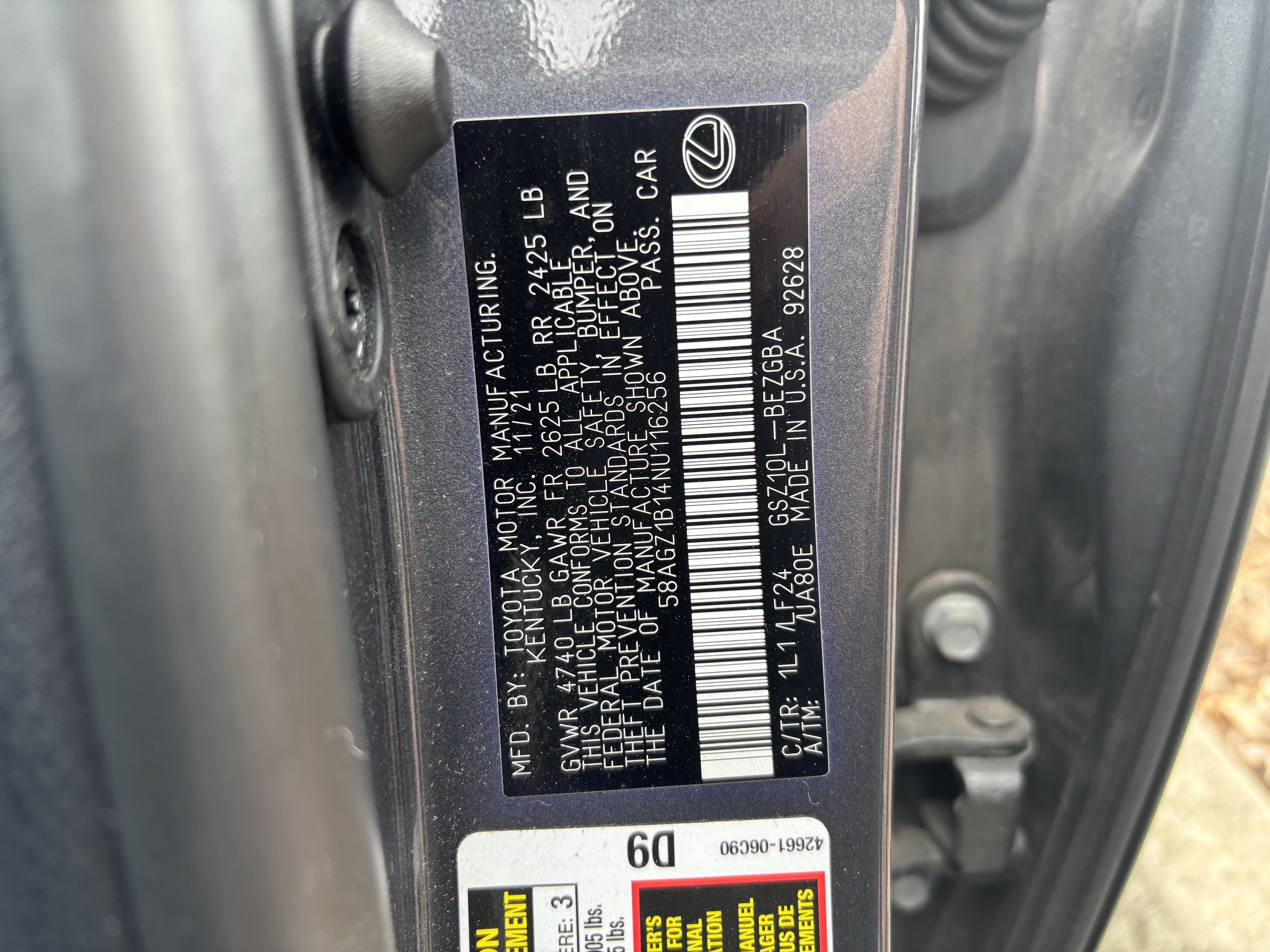 Used 2022 Lexus ES 350 F Sport image 38