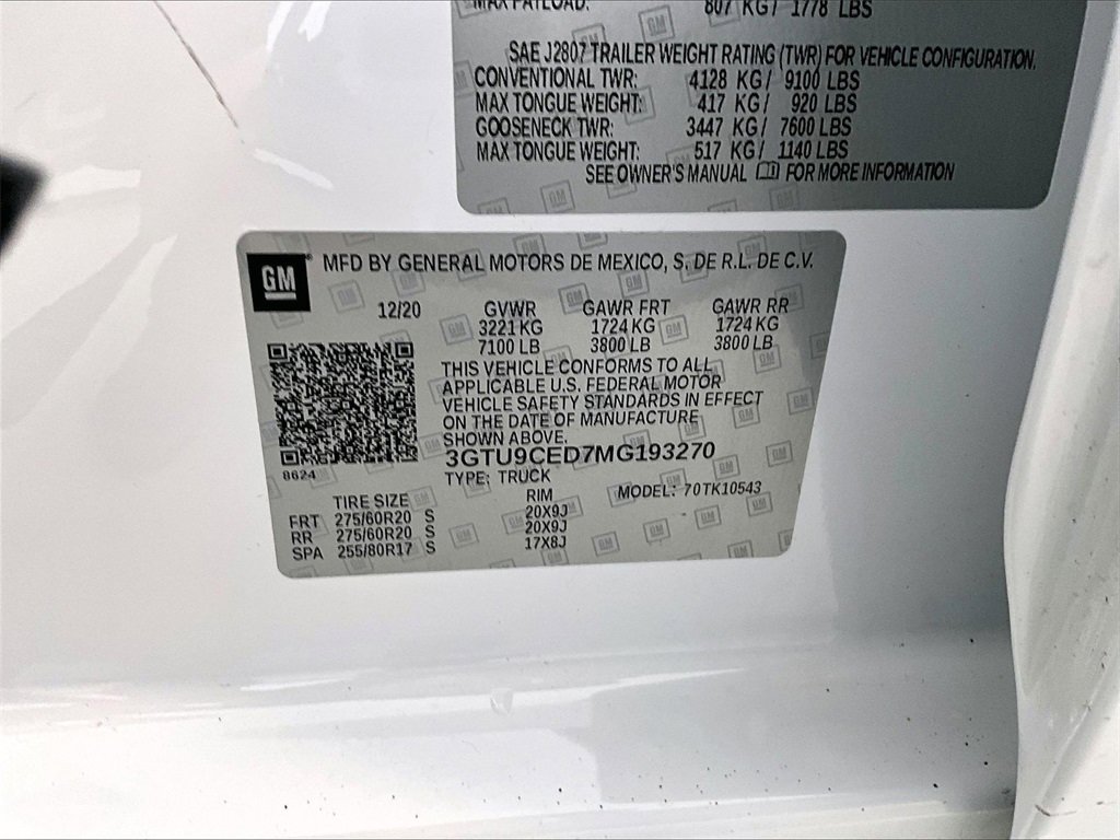 Used 2021 GMC Sierra 1500 Elevation image 35