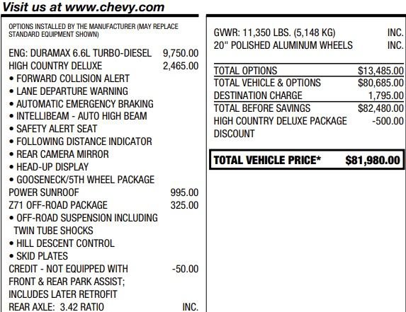 Certified 2022 Chevrolet Silverado 2500 High Country w/ Z71 Off-Road Package AWD/4WD image 2