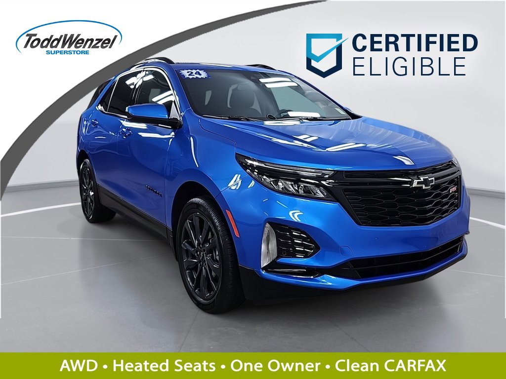 Certified 2024 Chevrolet Equinox RS w/ LPO, Floor Liner Package