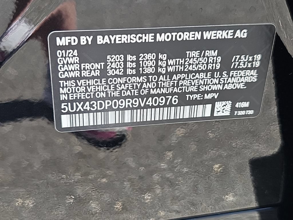 Used 2024 BMW X3 sDrive30i w/ M Sport Package RWD image 19