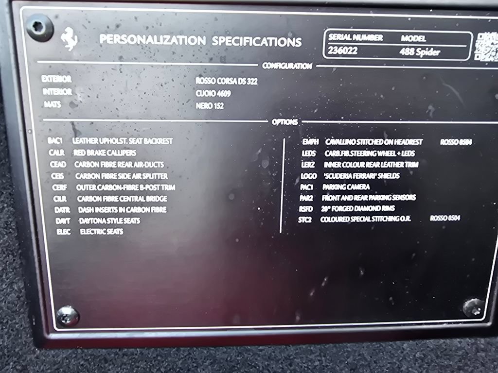 Used 2018 Ferrari 488 Spider RWD image 51
