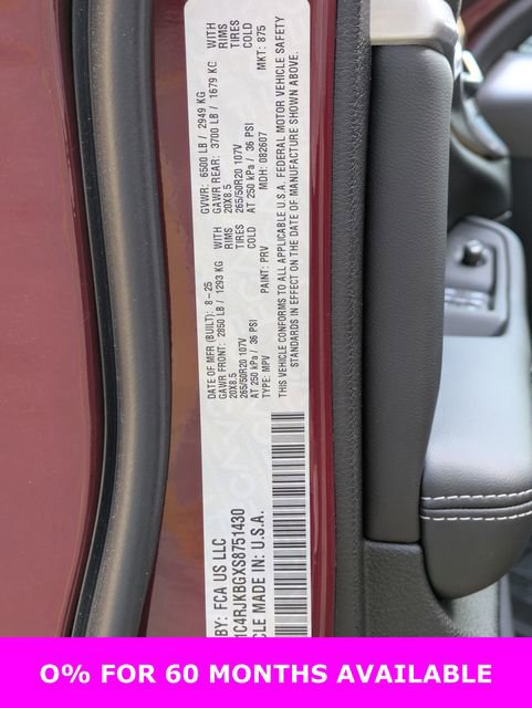 New 2025 Jeep Grand Cherokee L Limited w/ Black Appearance Package image 34