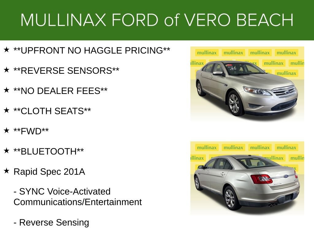 Used 2011 Ford Taurus SEL w/ 201A Rapid Spec Order Code FWD image 5